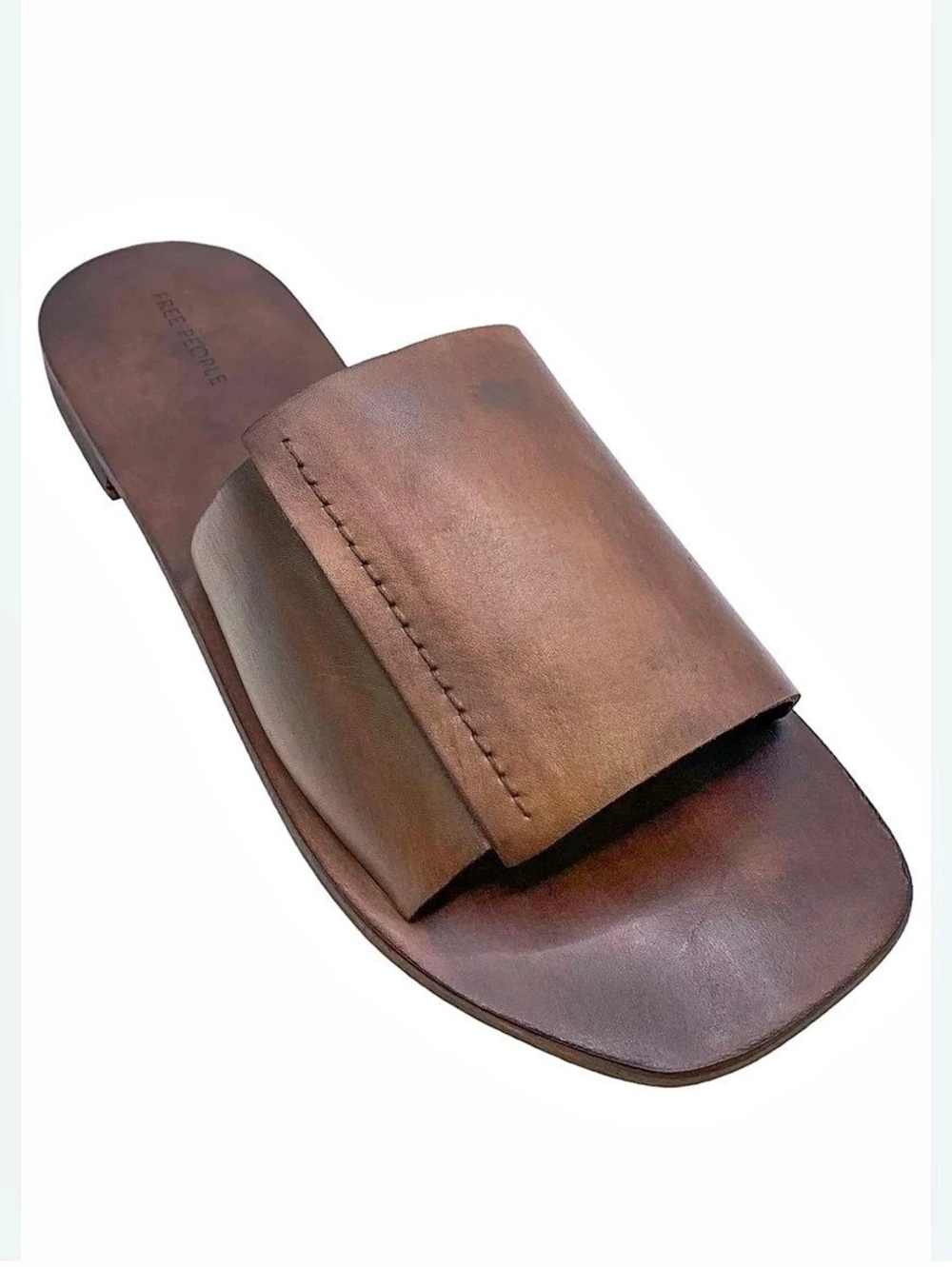 Free People Verona Slide Brown Slide Sandals EU 38